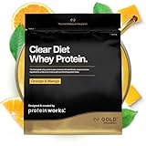 Protein Works | Clear Diet Whey Protein – GOLD Innovation, Whey-Protein-Isolat, Erfrischender High-Protein Drink, Orange & Mango, 40 Portionen, 1kg