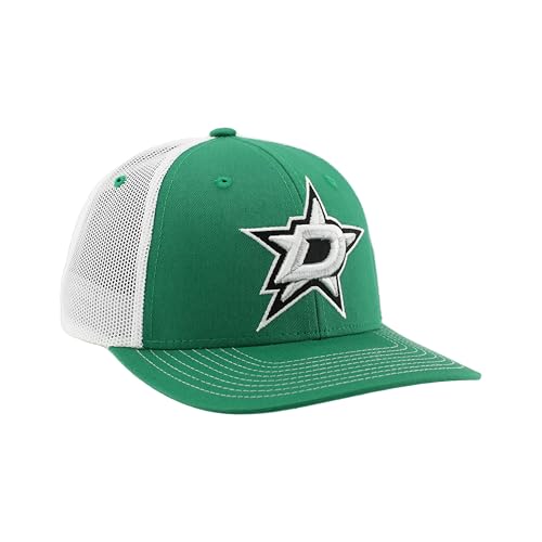 Image of ZHATS NHL Unisex-Adult NHL Officially Licensed Adjustable Snapback Hat Dakota Icon Team Color