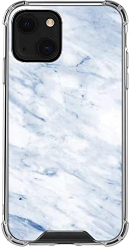 Skinit Clear Phone Case Compatible with iPhone 13 Mini - Blue Marble Design