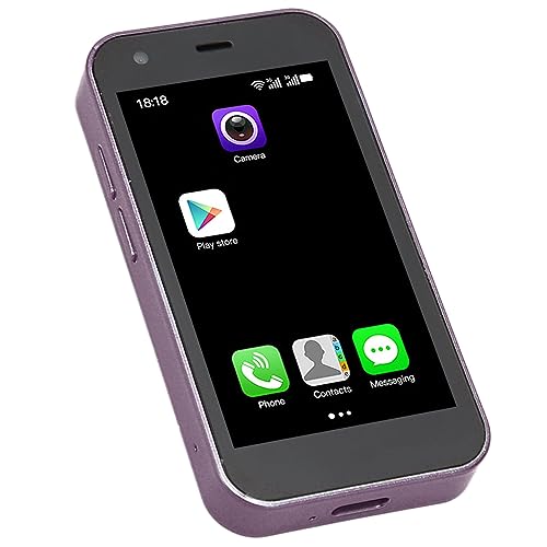 Smartphone WiFi double SIM et caméra HD, boîtier ABS résistant couleur violet - 5