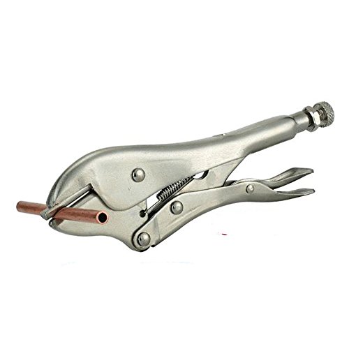 Pince étau de serrage de 17,8 cm - Outil de verrouillage - Pour tubes en cuivre jusqu'à 6,35 mm à 6,35 mm Cover