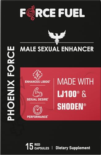 Herbal Supplement Sex Pills for Men Last Longer in Bed and Enhance Erection Sensitivity Includes Lab-Tested LJ100 Tongkat Ali & Shoden Ashwagandha 5 Doses for Men Aged 25-60 Phoenix Force
