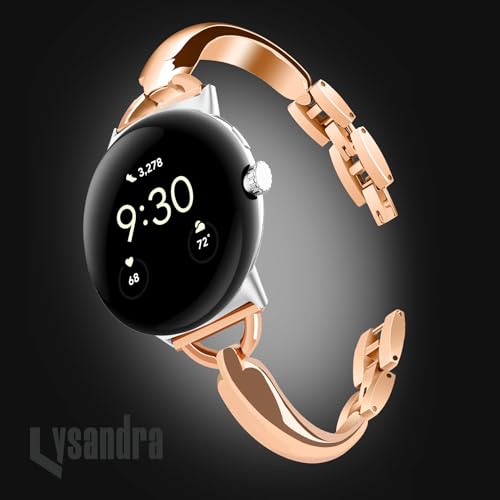 Correa de acero para Google Pixel Watch 20mm/22mm miniatura 2