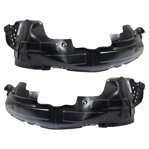Image of TRQ Front Inner Fender Liner Set Compatible with 2011-2013 Kia Sorento KI1248117 KI1249117