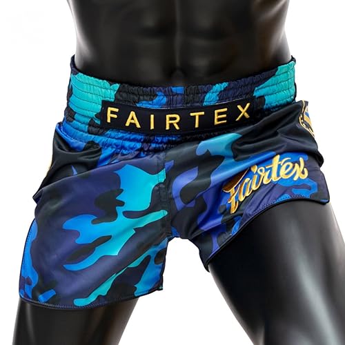 Short Muay Thai Fairtex BS1916 avec coupe ajustée et satin de haute résistance