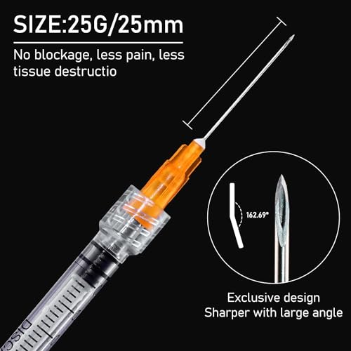 Image of 1ml 25G 1inch Syringe, Sterile Disposable Packaging. (20)