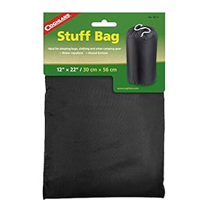 Coghlan's Schlafsackbeutel Stuff Bag Schwarz 35x76cm