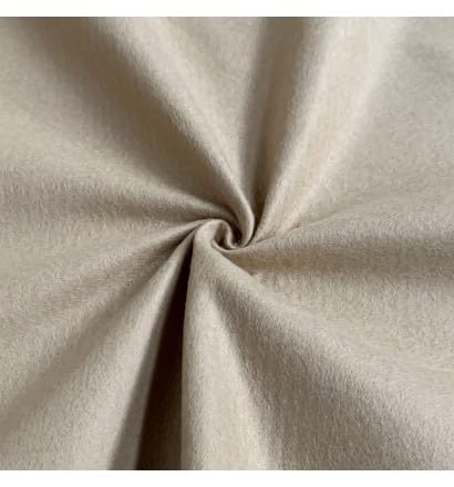 EU Fabrics Acrylic Felt Fabric | 2mm Thick Soft Felt Fabric by The Metre UK | Fire Retardant Upholstery Material for Sewing | Ideal for Home Decor, Art and Craft (Tan, 1 Metre x 152cm)