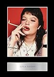 Photo pr-imprime signe de Lola Young #1 avec autographe 25,4 x 20,3 cm