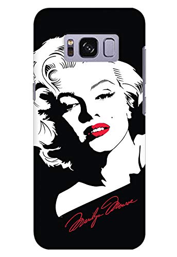 Stylizedd Samsung Galaxy S8 Plus Slim Snap Case Cover Matte Finish - Marilyn Monroe - Black
