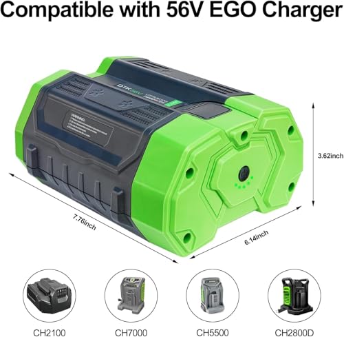 Image of DTK Replacement for EGO 56V Battery 5.0Ah BA2800 BA2800T BA1400 BA1400T BA4200 BA4200T Cordless Tool Batteries