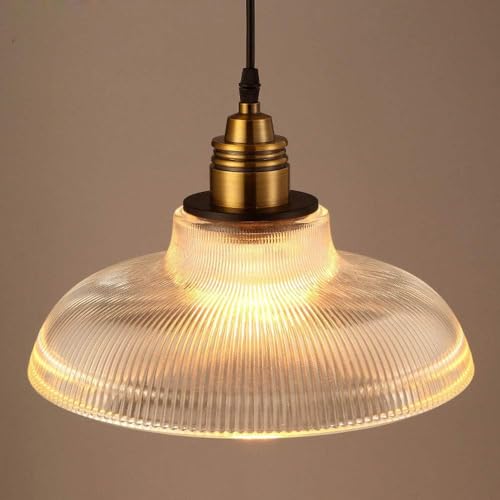 Lustre moderne à LED en verre strié de haute qualité - 6