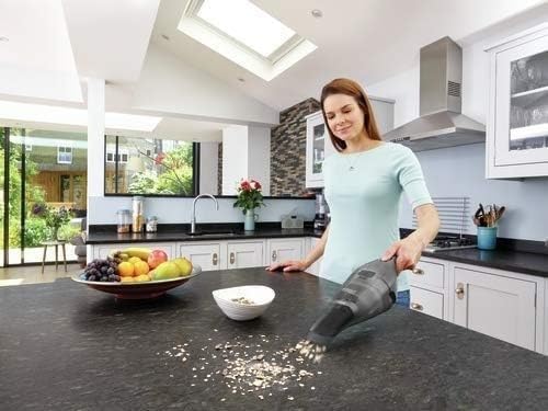 Miniatura 4 de BLACKY DECKERR Dust Buster - Aspiradora de mano inalámbrica de 8 V, para una limpieza rápida con herramienta para grietas y filtro lavable