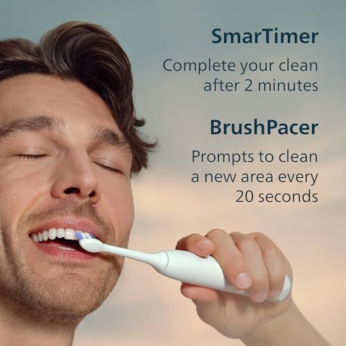 Philips Sonicare 6700 Rechargeable Electric Toothbrush, 3 Brush Head, White - image 9