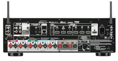 Image of Denon AVR-X1800H 7.2 Ch. 175W 8K AV Receiver with HEOS Built-in, WiFi, Bluetooth
