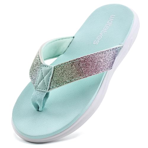 Image of WateLves Girls Flip Flops Non-Slip Casual Thong Sandals Summer Sandal Shoes for Beach Swim Pool (Little Kid /Big Kid)
