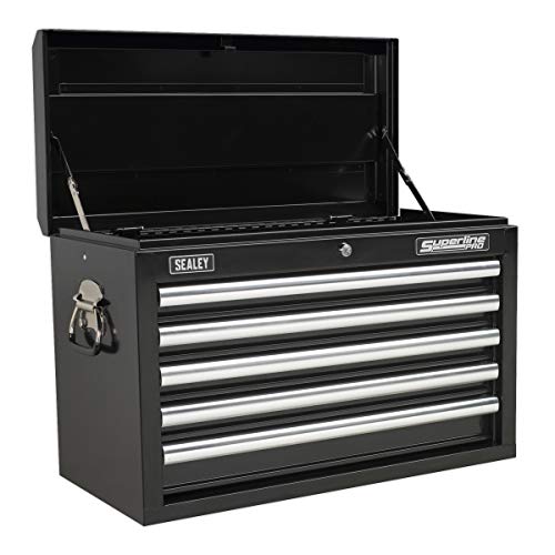 Sealey Topchest 5 tiroirs de rangement d'atelier avec roulement à billes