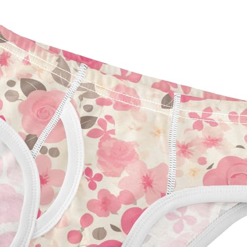 KLL Cute Rose Boys Toddler Pure Cotton Athletic Underwear Cute Undies4