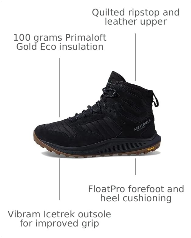 Image of Merrell Men's Nova 3 Thermo Mid Waterproof | Snow Boots