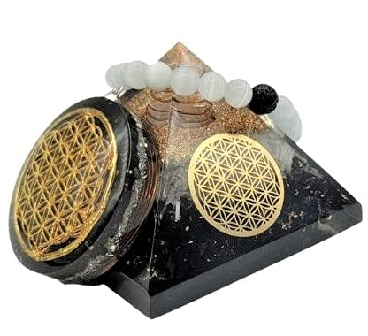 Bliss Creation Shungita y selenita Orgone Pirámide Cover
