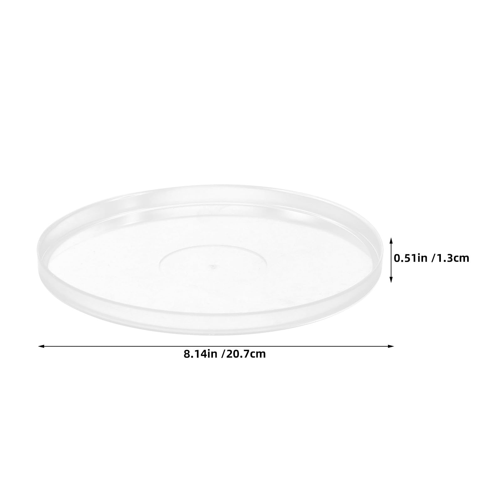 Lot de 2 Couvercles Transparents en Plastique pour Balances Mécaniques Protection de Plateau 205 CM Accessoire Réutilisable pour Balance Cuisine et Numérique