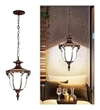 Photo Gallery uioppoi lampade a sospensione vintage da esterno con vetro smerigliato - lanterna sospesa impermeabile lampadario nero rustico retrò per gazebo giardino patio (colore : rojo, dimensioni : 20cm/7.8") Photo Gallery uioppoi lampade a sospensione vintage da esterno con vetro smerigliato - lanterna sospesa impermeabile lampadario nero rustico retrò per gazebo giardino patio (colore : rojo, dimensioni : 20cm/7.8")