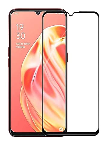 Image of Tempered Glass Screen Protector Compatible For Oppo F17 with Edge to Edge Coverage and with Easy Installation Kit