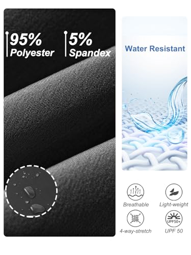 DEVOROPA Boys Athletic Shorts Lightweight Quick Dry Hiking Cargo Shorts with Zipper Pockets for Outdoor Running4