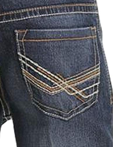 Cinch Apparel Boys Boys Relaxed Fit Dark Wash Jeans 5 Medium Wash3