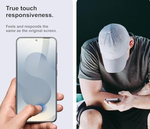 Image of HD Tempered Glass Screen Protector Compatible for Samsung Galaxy S25 Plus 5G with Edge to Edge coverage and Easy Installation kit