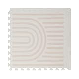 Toddlekind Playmat - Premium Foam Playmat, 4 x 6 feet, 6 Tile Extra Thick Foam Floor Puzzle Mat for Babies/Toddlers Stylish, Non-Toxic, Odorless. Perfect for Tummy Time & Play. 0m+