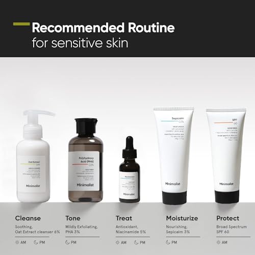 Image of Minimalist B12 + Oat Extract 6.5% Gentle Cleanser For Sensitive Skin (Dry to Normal) | Sulphate Free | Non-Drying | Fragrance Free | (120 ML)