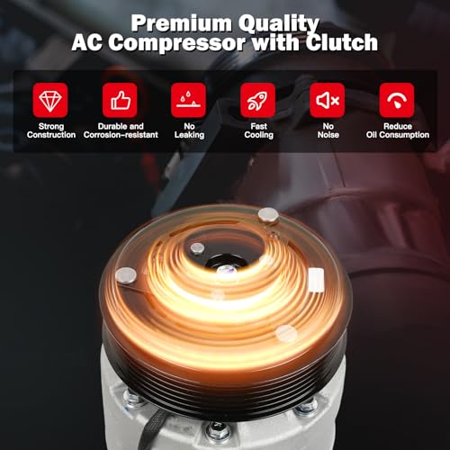 Image of cciyu Air Conditioning Compressor for Nissan Sentra 2.0L 2007-2012