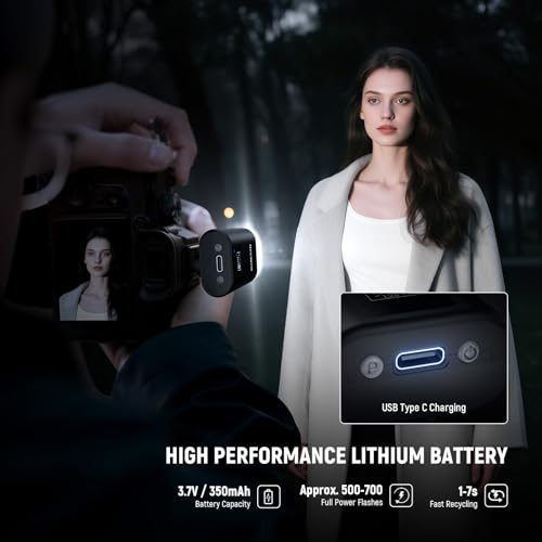 Image of NEEWER Entry Level Version Mini Camera Flash N12: 5600K Fill Light, LCD Display, Compatible with Canon /Fujifilm /Sony /Nikon DSLR Hot Shoe Cameras for Studio Shoots