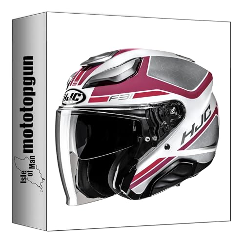 Casque jet HJC F31 Ceron MC8 protection solaire taille XS