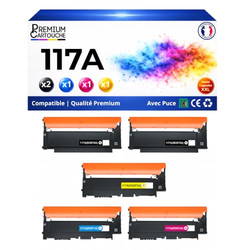 Toner W2072A pour HP Color Laser 150nw impression bureau maison