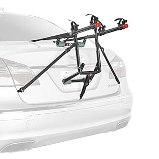 Deluxe trunk mounted bike rack