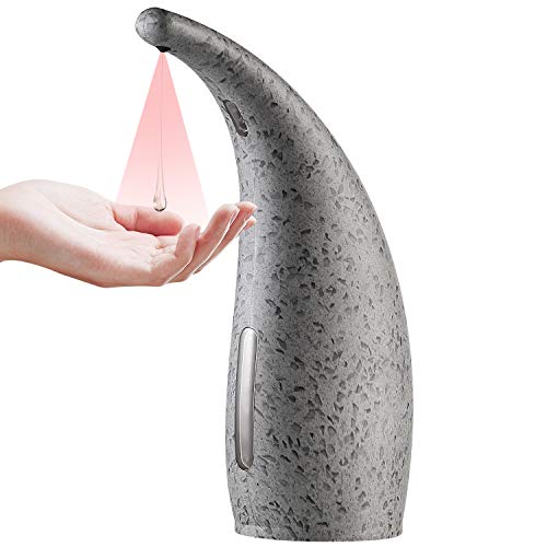 S-Y Automatic Soap Dispenser, 300ml Touchless Auto Soap Dispenser, Automatic Soap Dispenser Touchless, Waterproof Liquid Hands-Free Infrared Sensor Auto Dish Soap Dispenser for Kitchen Bathroom