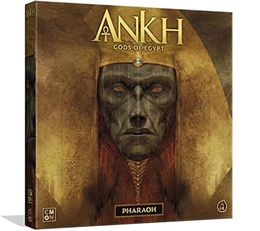 Ankh Gods of Egypt Board Game Pharaoh Expansion Ancient Egyptian Mythology Game Strategy Game for Adults and Teens Ages 14+ 2-5 Players Average Playtime 90 Minutes Made by CMON | Ya disponible en tu tienda friki favorita! En mundofriki.es!