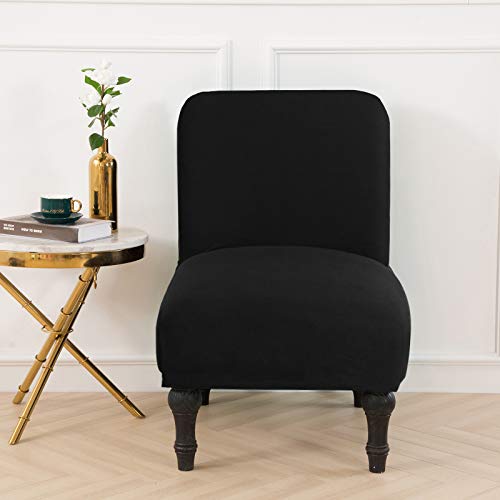 image for LEONEBEBE Armless Accent Chair Cover, Large Size Armless Slipper Chair