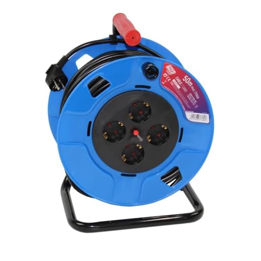 Tayg- Enrrollacable 50 metros. H05VV 3Gx1'5. 4 tomas