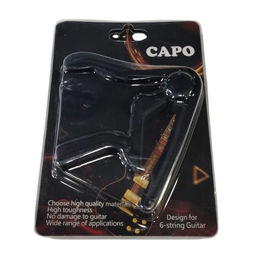 Image of Bajaao Metal Capo For Guitar, Ukulele, Mandolin & Banjo - Black