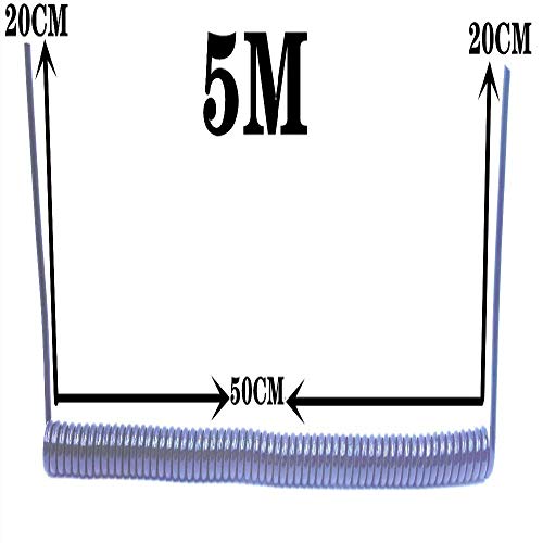 Spiralkabel Spiralkabel Spiralkabel 2-adrig Teleskop-Federdraht 24AWG 20AWG 17AWG 14AWG Stromkabel Schwarz Kabellänge ausziehbar 2,5m 2 Leiter 24AWG