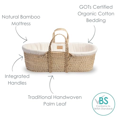 Variante de Clair de Lune moises para bebe Crema Natural 75×28 cm