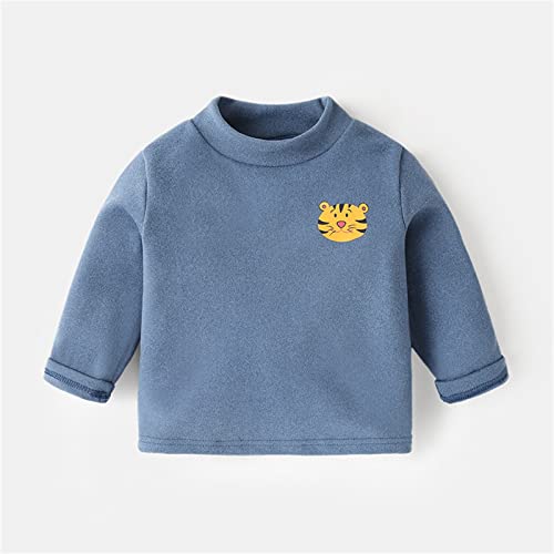 Kids Children Toddler Infant Baby Boys Girls Long Sleeve Cute Animals Warm T Shirt Blouse Tops Olive Long Sleeve Shirt2