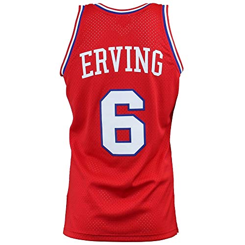 Mitchell & Ness Julius Erving Philadelphia 76ers NBA Throwback HWC Jersey - Red