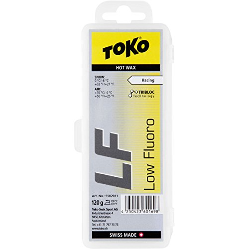 TOKO LF Tribloc Ski Wax, Yellow, 120gm