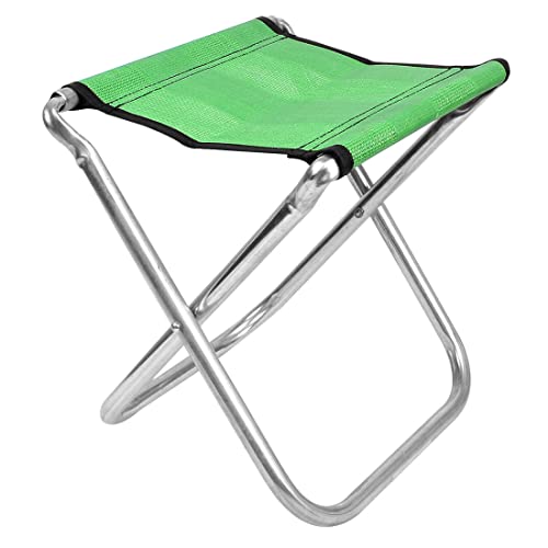 Ruilogod Construcción de metal Verde Asiento de plástico Silla plegable Pesca Camping Picnic Taburete (id:73 7eb a8 9f2 9fe