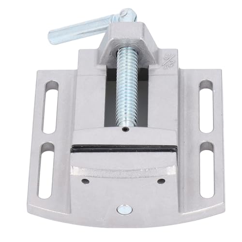 2.56in Heavy Duty Clamping Vise, Widened and heightened jaws, made of heavy duty aluminum alloy material, for woodworking, metalworking, at home or professional workshop
