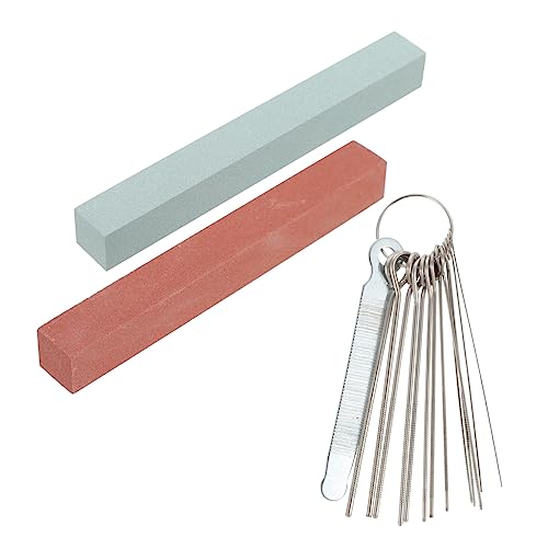 OFFSCH ギター ツール ギターナット ット溝 ヤスリ 砥 耐久性 楽 ンス用 1セット